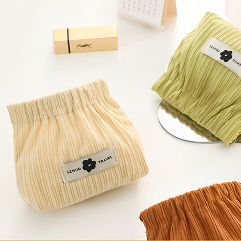 Siopsrl| Corduroy Elastic Hair Tie Organizer