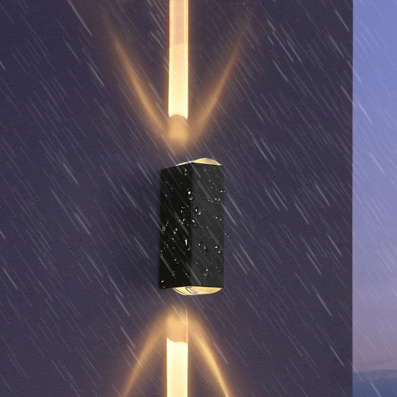 Siopsrl| Modern Waterproof LED Outdoor Wall Light – Rectangular Aluminium Fixture