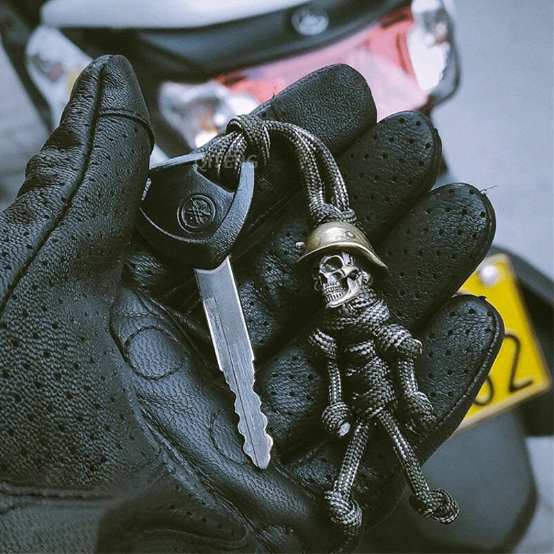 Siopsrl| Skeleton Soldier Paracord Keychain