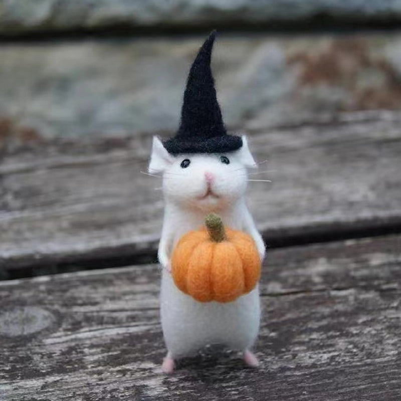 Siopsrl| Felt Mouse Halloween Ornament