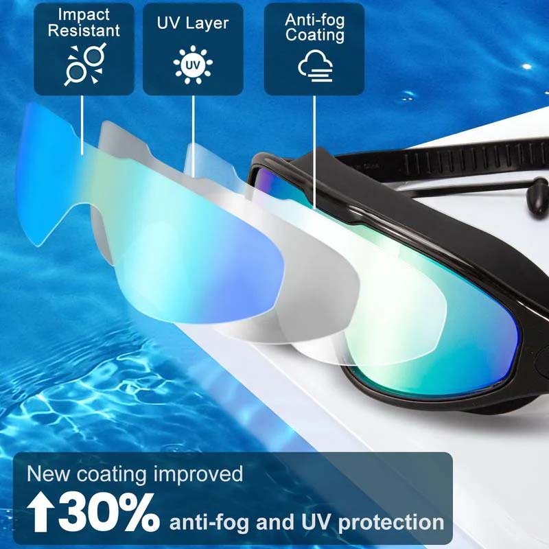 siopsrl | Wide View Anti-Fog Swim Goggles