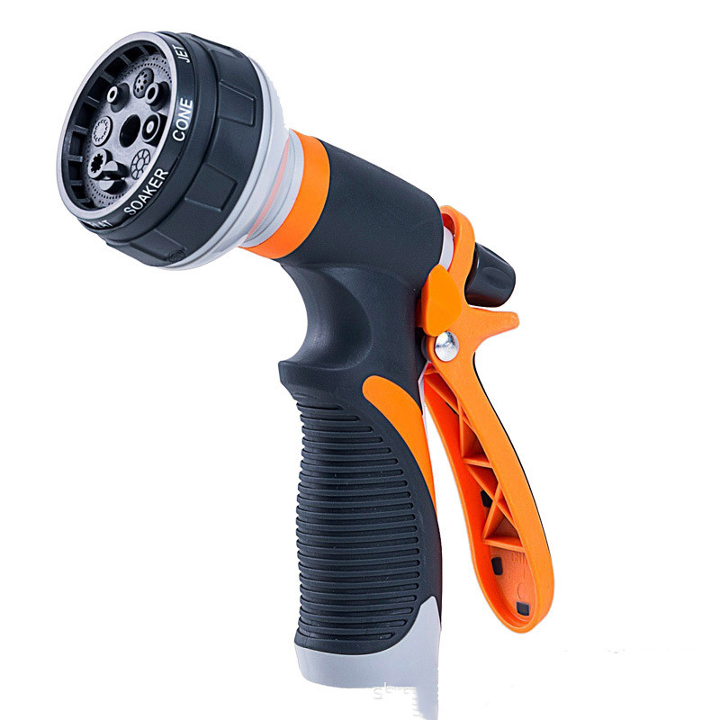 Siopsrl| Multi-functional garden spray nozzle with 9 spray patterns – Ergonomic spray nozzle for garden irrigation