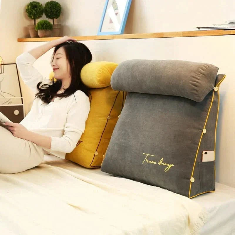 siopsrl | Wedge Back Support Pillow with Neck Roll