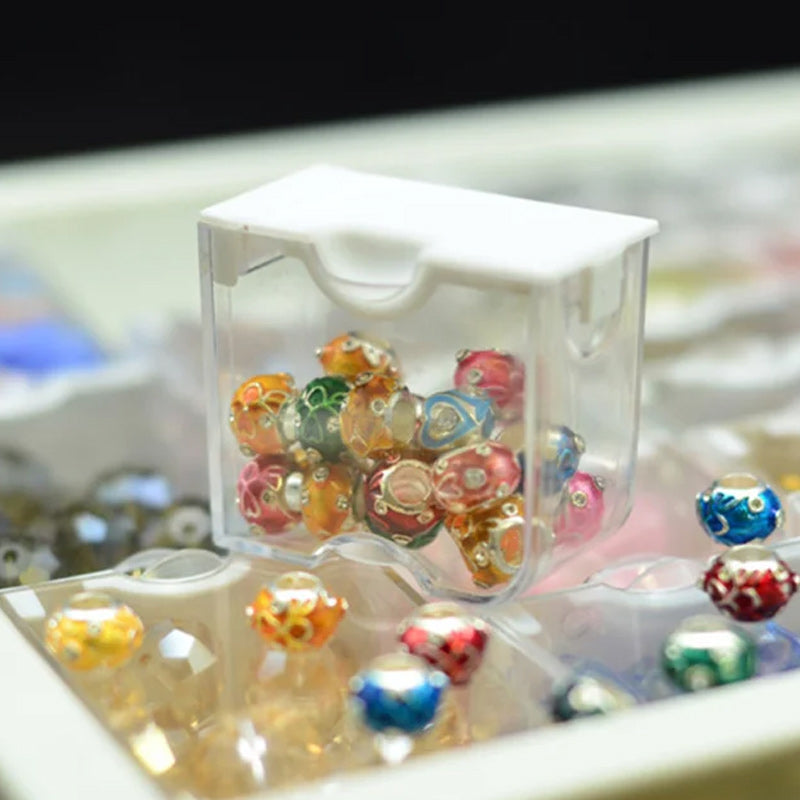 Siopsrl| Nail Art Box DIY Beads Jewelry Storage Box