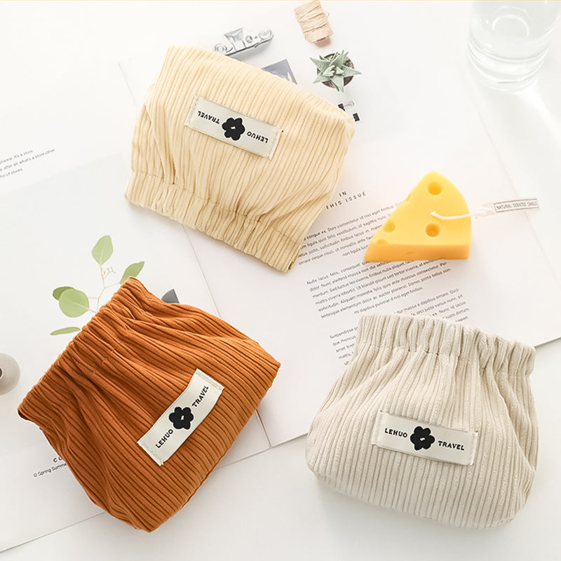 Siopsrl| Corduroy Elastic Hair Tie Organizer