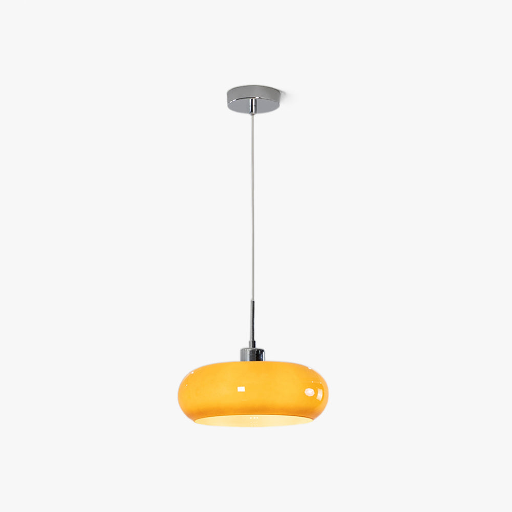 Siopsrl| Hailie | Pendant Light Orange/White 28 cm Glass