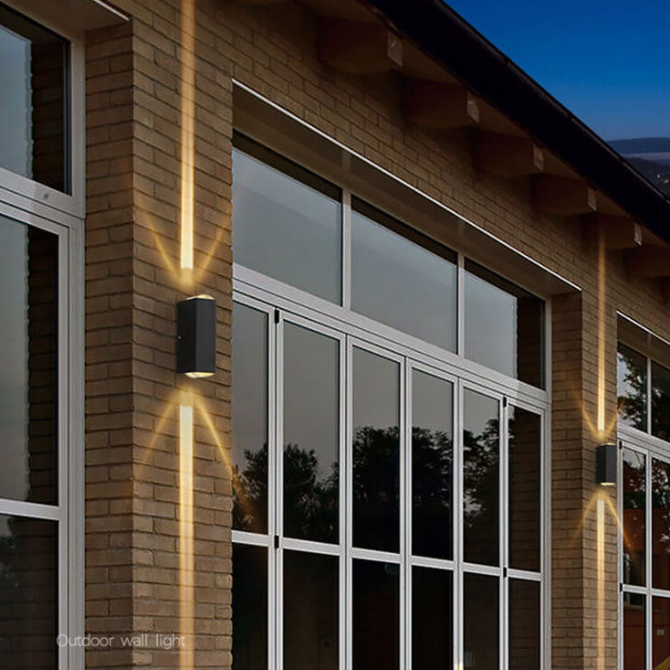 Siopsrl| Modern Waterproof LED Outdoor Wall Light – Rectangular Aluminium Fixture