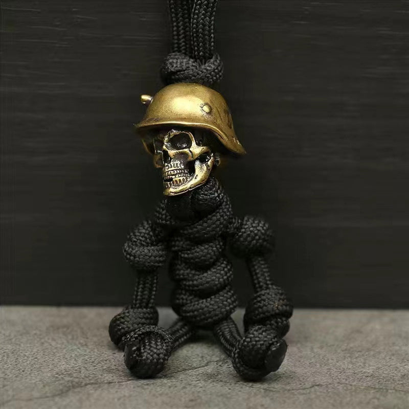 Siopsrl| Skeleton Soldier Paracord Keychain
