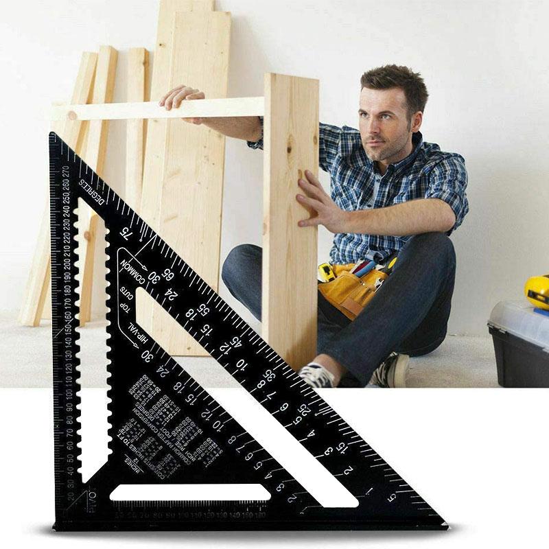 Siopsrl| 7/12 inch triangle carpenter square