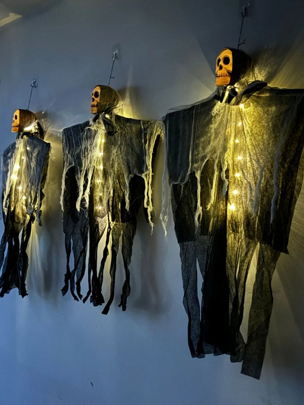 Siopsrl| Glowing Halloween Skeleton Hanging Decoration