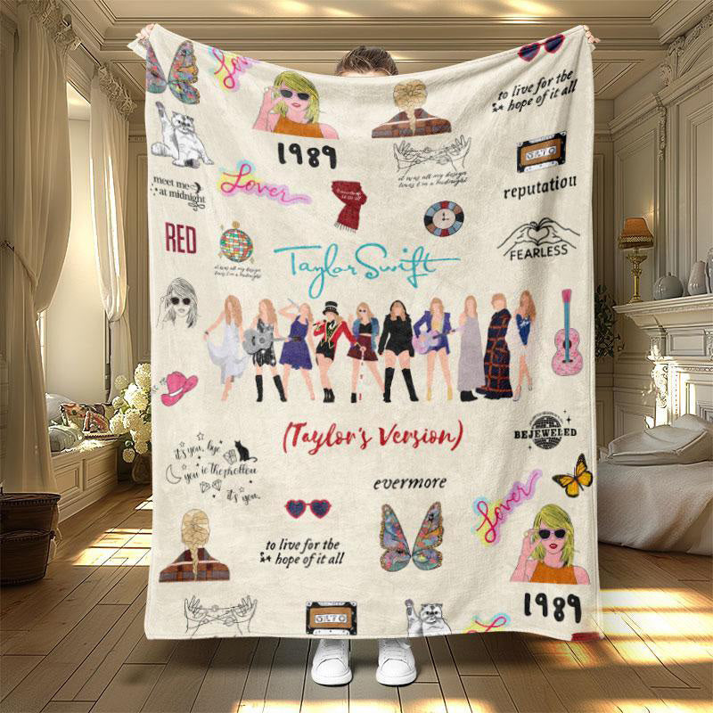 Siopsrl| Swiftmas Nap blanket for Home Office travel