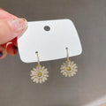 Siopsrl| Vintage Flower Pendant Earrings