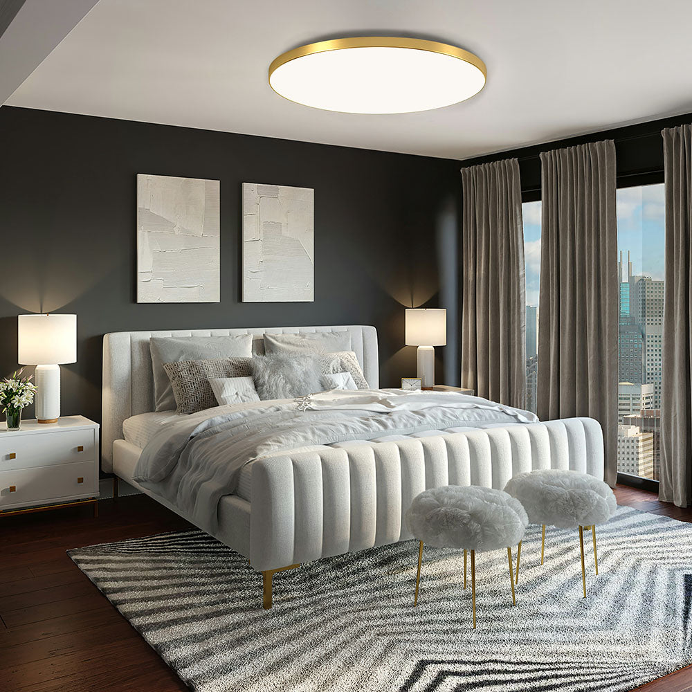 Siopsrl| Ceiling Light Round LED Modern Flush Fixture