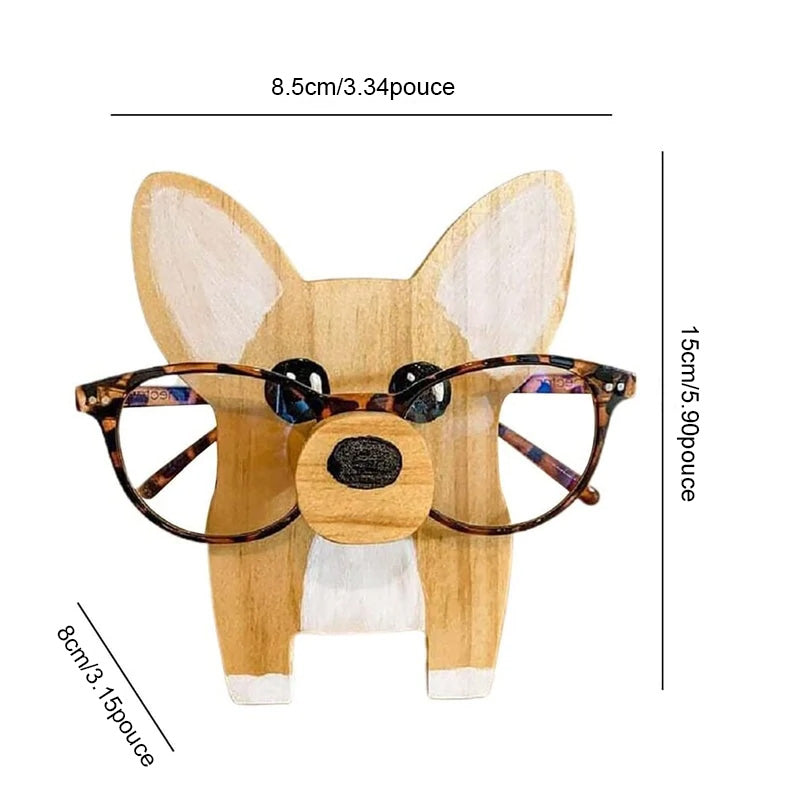 Cute wooden glasses case in animal shape | Siopsrl