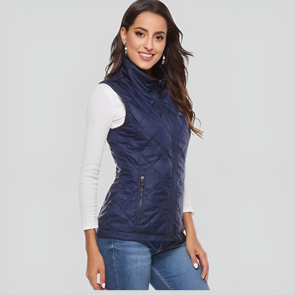 siopsrl | Heated vest for women with dual control and 9 heating zones – comfort and warmth for every season