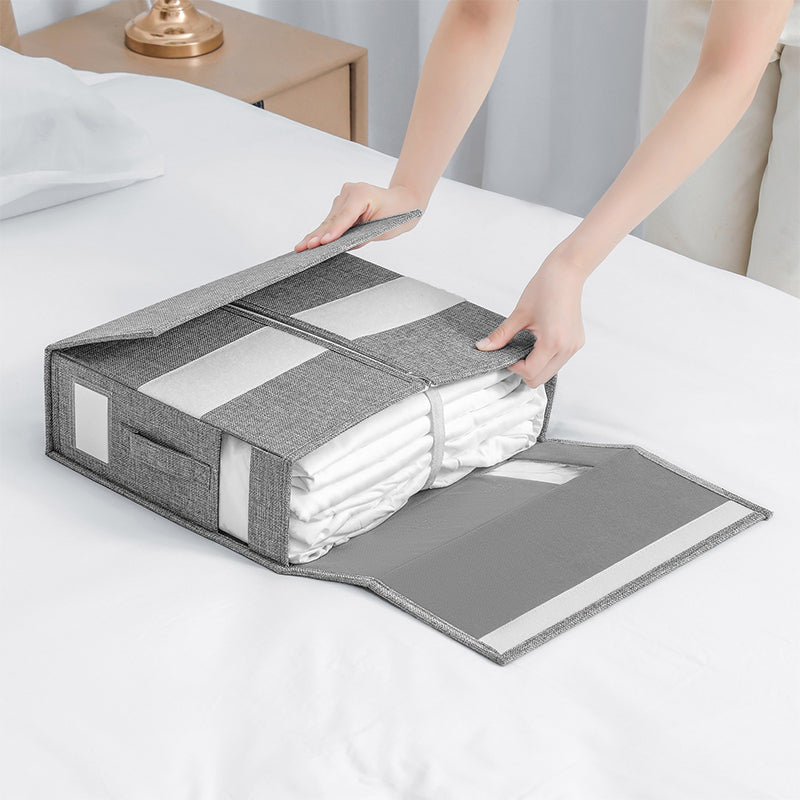Siopsrl| foldable bed sheet set organizer