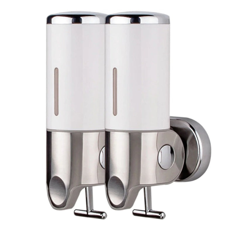 Siopsrl| Soap holder & dispenser Wall mounted Stainless steel Bathroom Shower soap dispenser pump