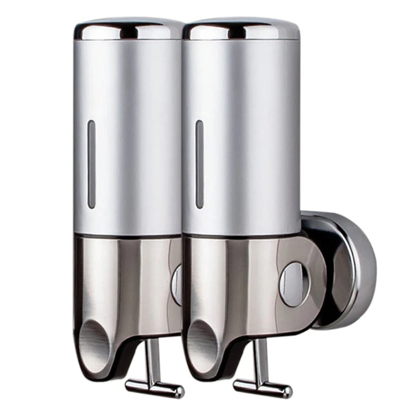 Siopsrl| Soap holder & dispenser Wall mounted Stainless steel Bathroom Shower soap dispenser pump
