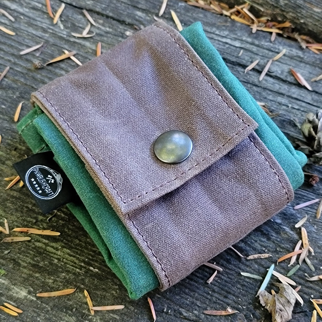 Siopsrl| Waxed Canvas Folding Foraging Bag with Durable Design