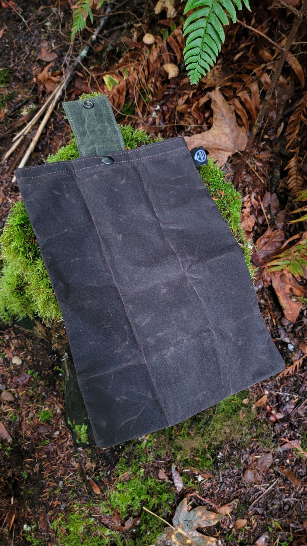 Siopsrl| Waxed Canvas Folding Foraging Bag with Durable Design