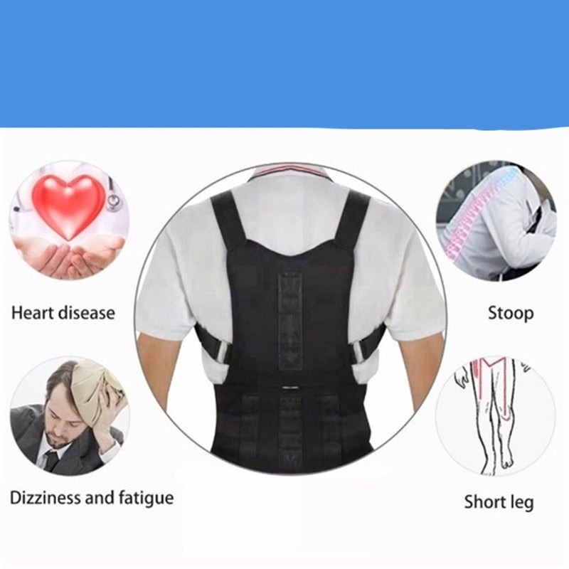 siopsrl | BackPosture Pro Magnetic Posture Brace – Support & Pain Relief for Every Day
