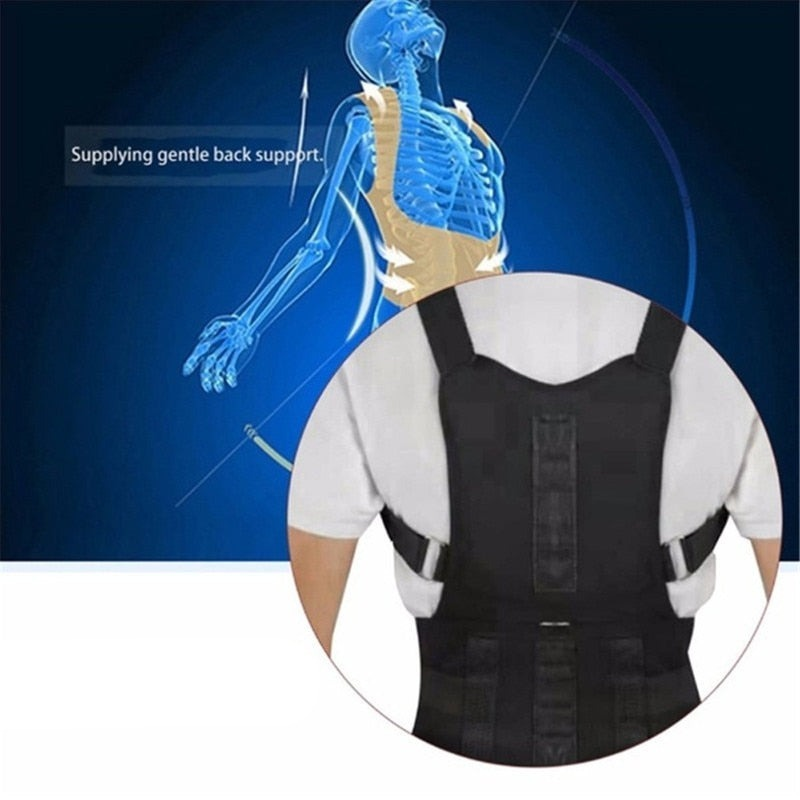 siopsrl | BackPosture Pro Magnetic Posture Brace – Support & Pain Relief for Every Day