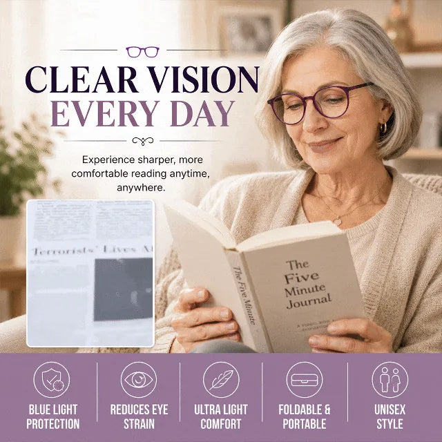 Ultra-Lightweight Anti-Blue Light Reading Glasses