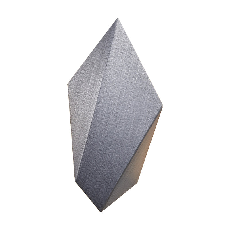 Siopsrl| Metallic geometric wall-mounted light postmodern 1 light black/gray/white wall lamp fixture
