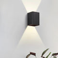 Siopsrl| Cubist Metal Up and Down Wall Lamp Contemporary Bronze/Gold/White LED Wall Light for Living Room