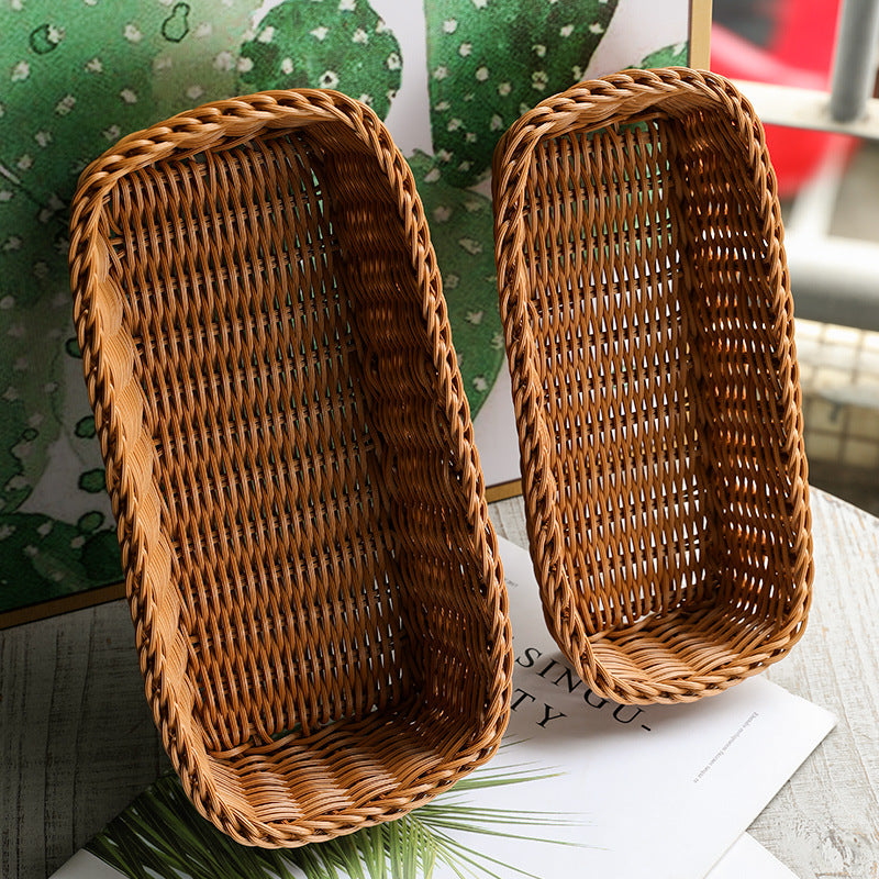 Rectangular Woven Storage Basket Siopsrl