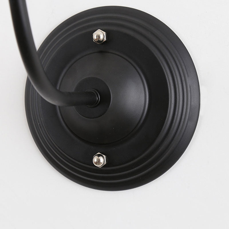 Siopsrl| Metal Cylinder/Hexagonal Engaged Wall Lamp Farm 1 Lamp Restaurant Wall Mount Fixture in Black