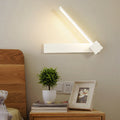 Siopsrl| Adjustable acrylic-colored linear wall lamp Simplicity LED Black/White Wall-mounted light, Warm/White light