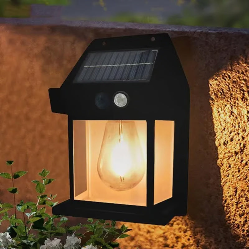 Siopsrl| Elegant Outdoor Solar Wall Light with Motion Sensor