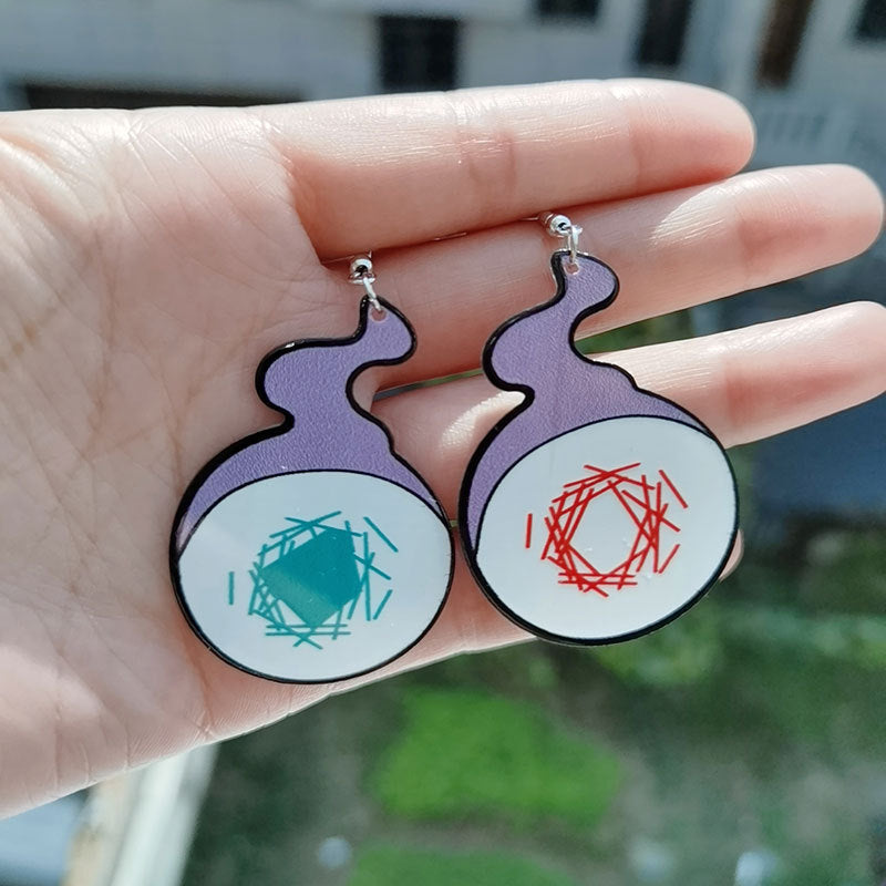 Siopsrl | Playful Potion Bottle Dangle Earrings Siopsrl
