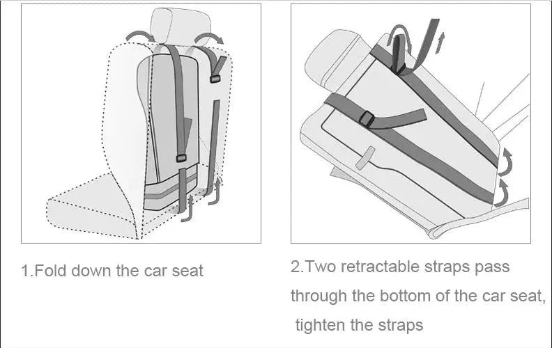 siopsrl | Portable Child Travel Car Seat | Foldable Safety Booster with 5-Point Harness | Ages 0–12 Years