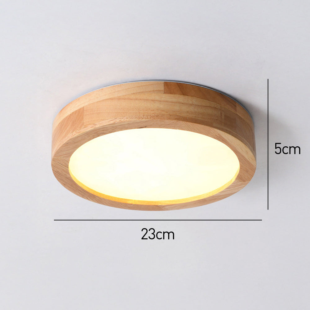 Siopsrl| Ceiling Light Wooden LED Flush Mount Fixture