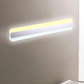 Siopsrl| 31.5"/39"/47" Width linear makeup mirror light modern acrylic LED bathroom light above the mirror with reflector