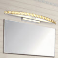 Siopsrl| Crystal Arch Wall Light Sconces Modernistic LED Vanity Light Fixture for Bathroom