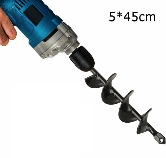 Siopsrl| Spiral Garden Drill — High-Load Spiral Auger for Deep Planting