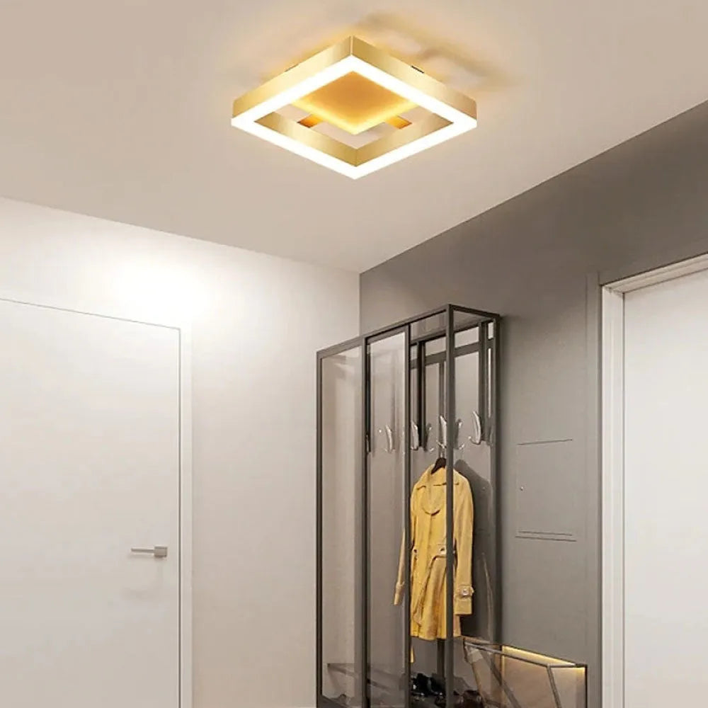 Siopsrl| Contemporary Gold LED Flush Mount Ceiling Lights