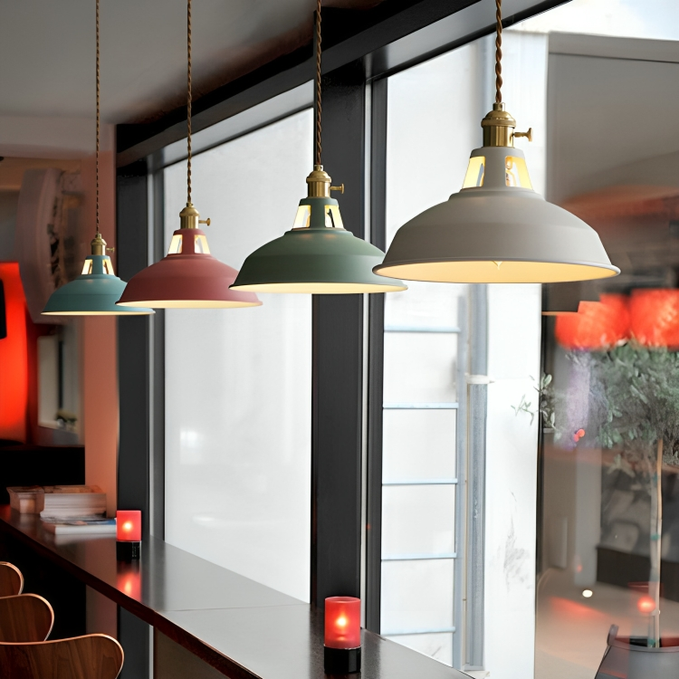 Siopsrl| Pendant Light Vintage Industrial Metal Ceiling Lamp