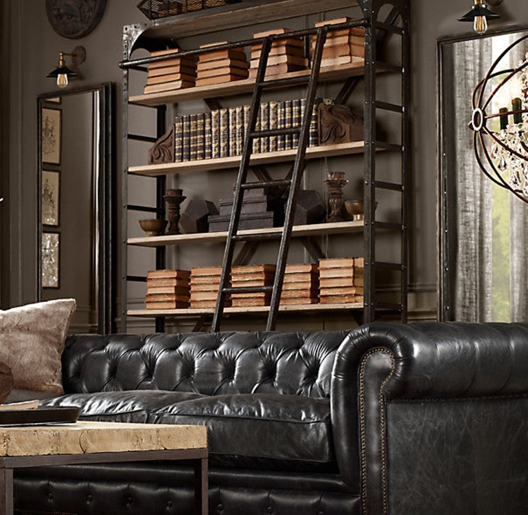 Siopsrl| Vintage Industrial Style Wall Light Single Light with Flat Round, Flared Metal Shade for the Bar