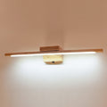 Siopsrl| Wood LED Wall-Mounted Lighting Simplicity Residence Wall Lamp Lights for Bathroom