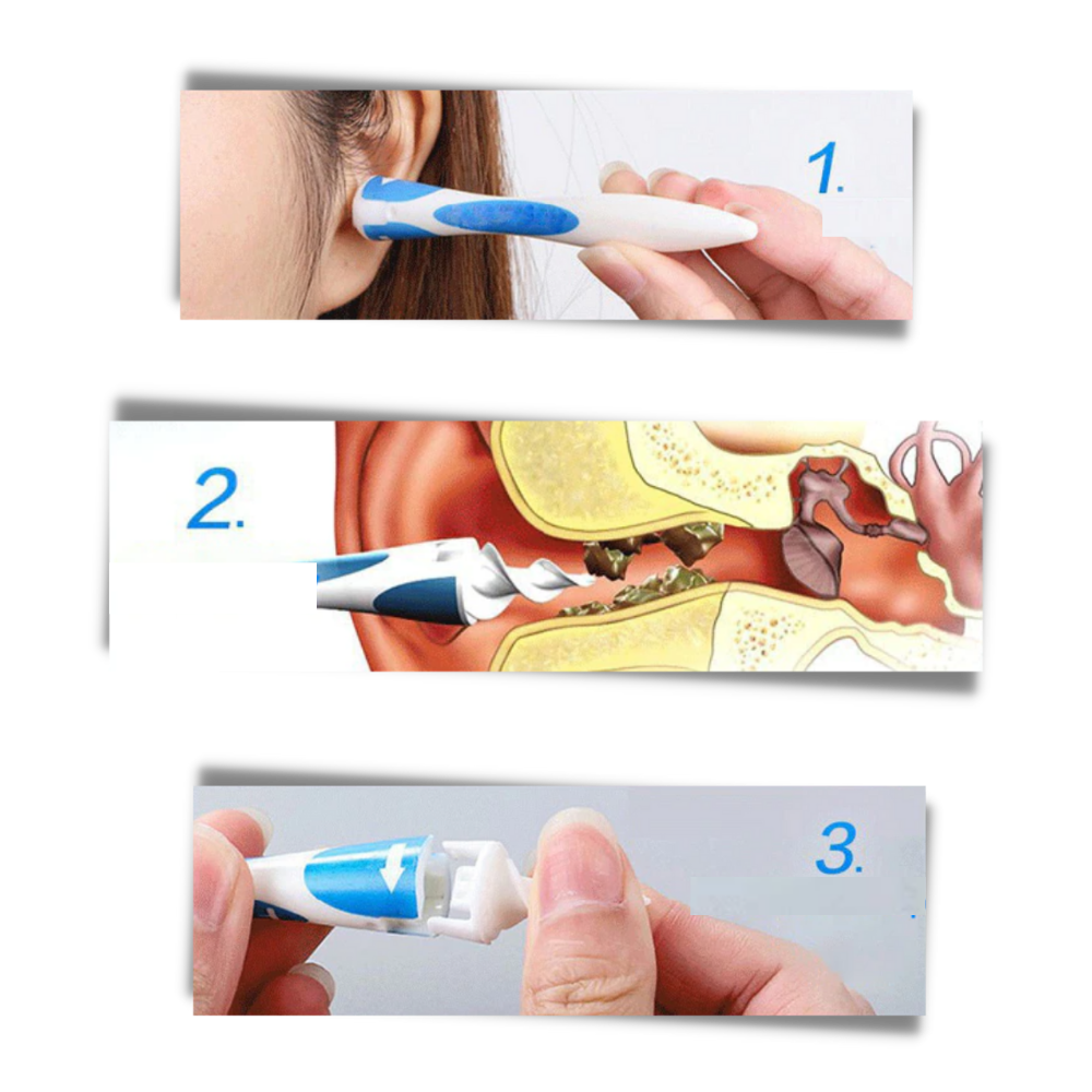 Siopsrl| Silicone Spiral Ear Cleaner
