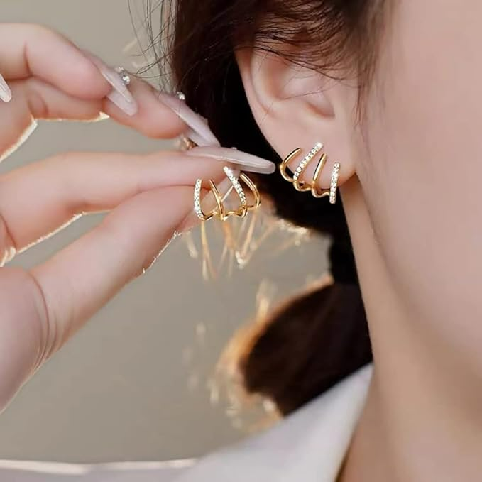 Siopsrl| Women’s Twist Earrings | Lightweight Statement Jewelry | Hypoallergenic Finish