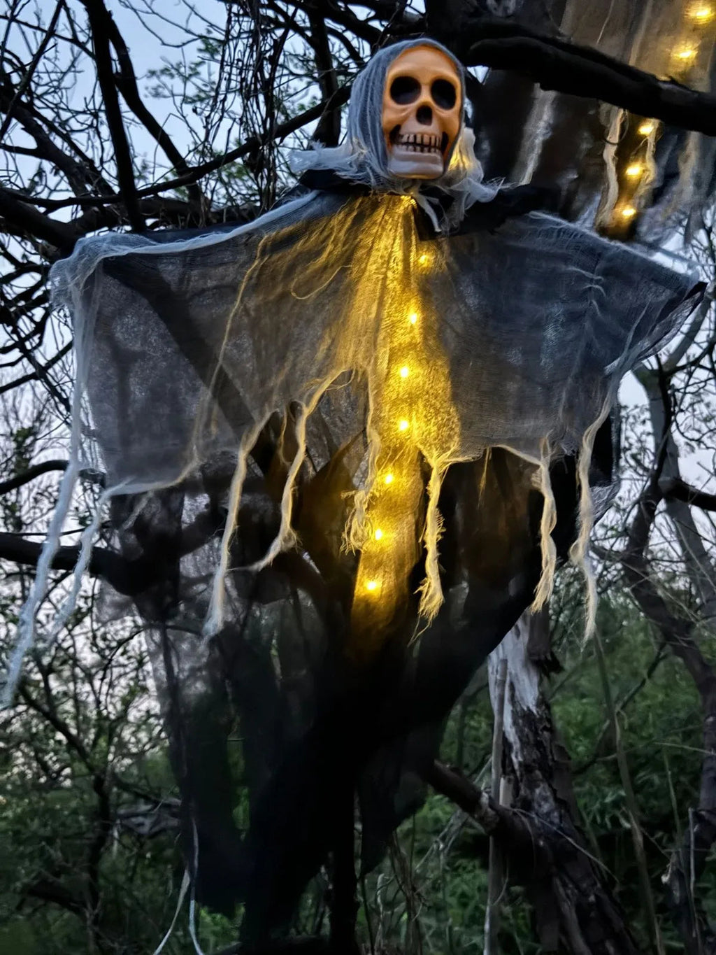 Siopsrl| Glowing Halloween Skeleton Hanging Decoration