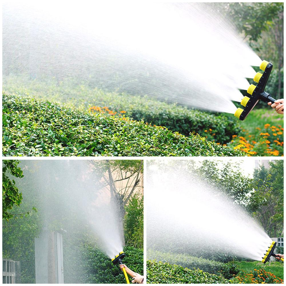 Siopsrl| Multifunctional garden spray nozzle with 3 and 5 hole settings - for watering and garden care