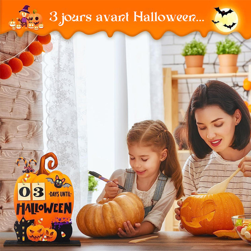 Wood Halloween Advent Calendar | Siopsrl