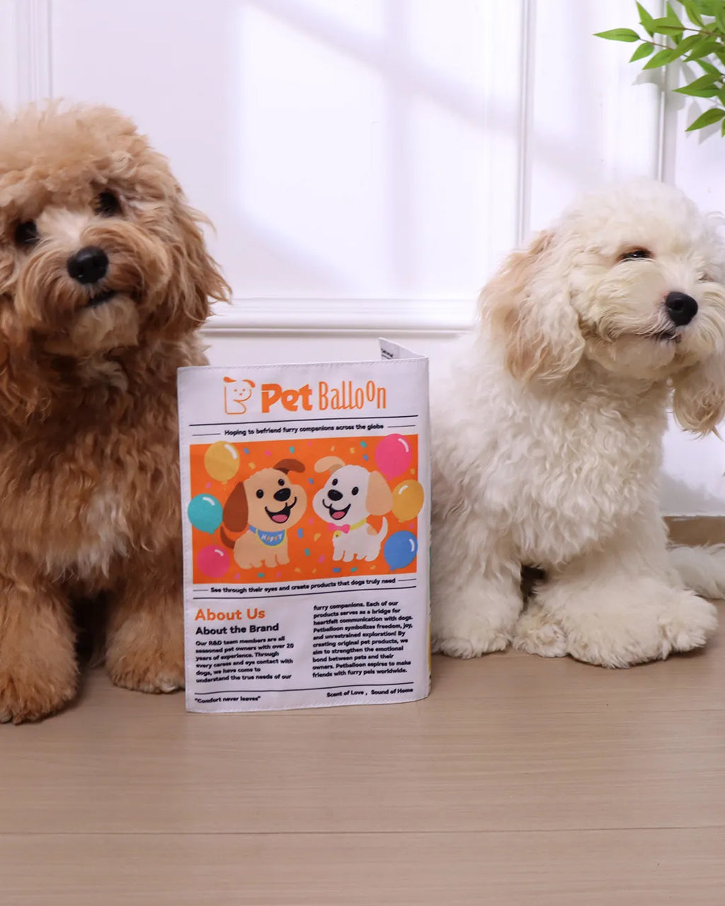 Newspaper Interactive Crinkle Dog Toy for Boredom Relief