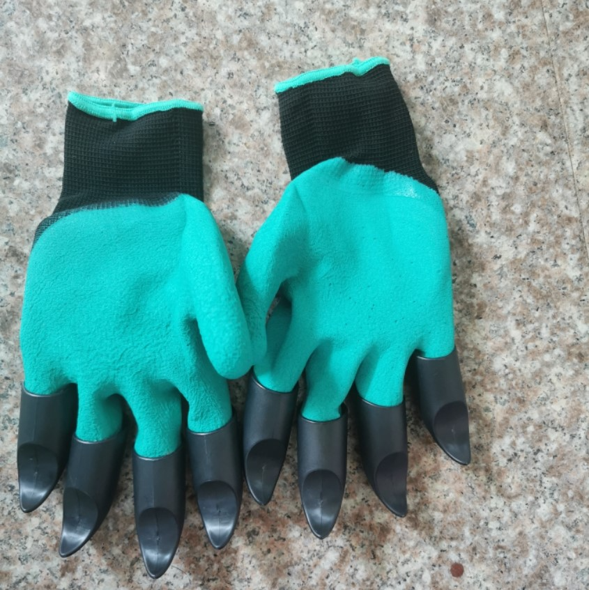 Siopsrl| Garden gloves with claws – Robust gloves for digging and planting tasks
